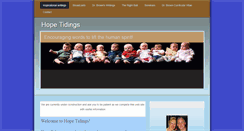 Desktop Screenshot of hopetidings.org